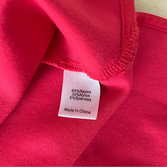 Tuckernuck Emerson Poppy Red Ponte Dress Size XXL - Picture 10 of 13